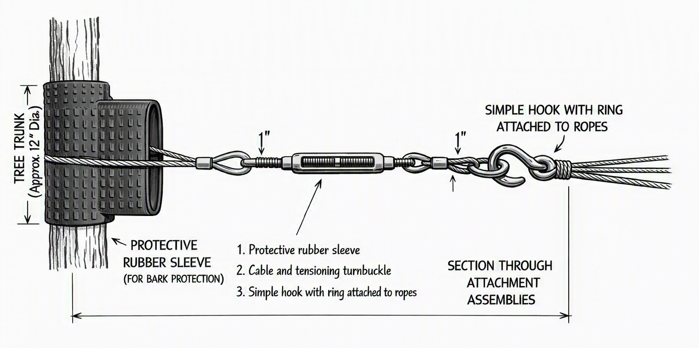 the squirrel ropes attachment